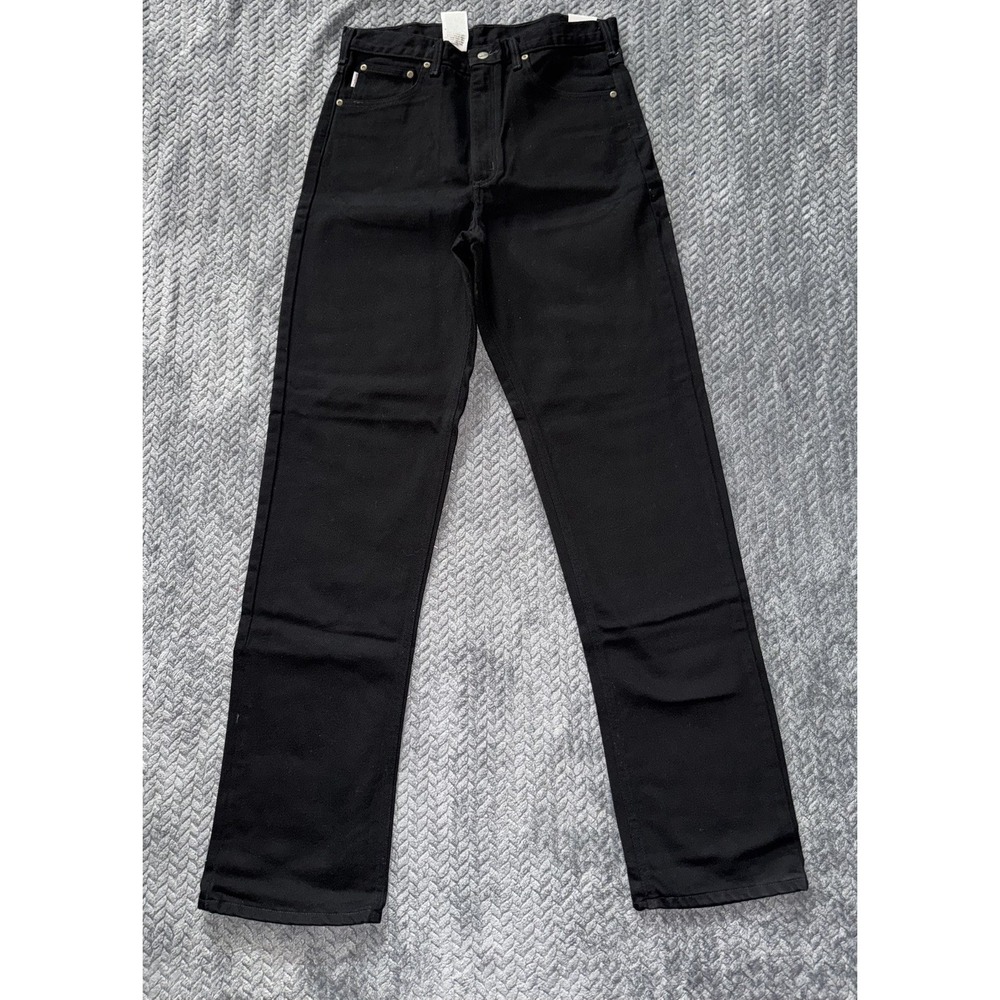 Carhartt Double Knee Pants Mens Black Duck Canvas Relaxed Workwear Sz 34 NWT